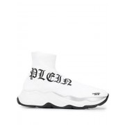 Philipp Plein Gothic Plein Sneakers Men White Shoes Hi-tops Fast Delivery