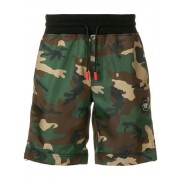 Philipp Plein Camouflage Print Shorts Men 50 Camou Clothing Bermuda High Quality Guarantee