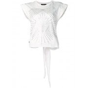 Philipp Plein Rhinestone-embellished T-shirt Women 01 White Clothing T-shirts & Jerseys