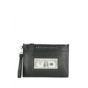 Philipp Plein Studded Clutch Bag Men 02 Black Bags Outlet Factory Online Store