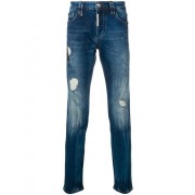Philipp Plein Jungle Vibe Jeans Men Clothing Slim-fit Authentic Usa Online