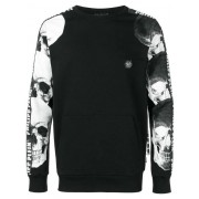 Philipp Plein Skull Print Sweatshirt Men 02 Black Clothing Sweatshirts Huge Inventory