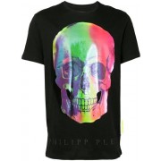 Philipp Plein Printed Skull T-shirt Men 02 Black Clothing T-shirts Enjoy Great Discount