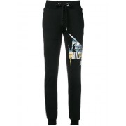Philipp Plein Embellished Logo Track Trousers Women 02 Black Clothing Pants