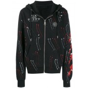 Philipp Plein Graphic 'limited Edition' Hoodie Men 02 Black Clothing Hoodies