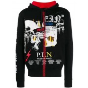 Philipp Plein Skull Print Hoodie Men 02 Black Clothing Hoodies Classic Styles