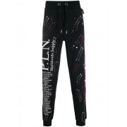 Philipp Plein 'pln' Track Trousers Men 02 Black Clothing Pants Outlet