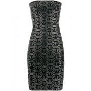 Philipp Plein Logo Dress Women 0260 Black Crystal Clothing Cocktail & Party Dresses Shop Best Sellers