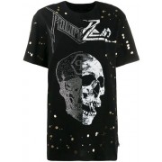 Philipp Plein Skull T-shirt Women 02 Black Clothing T-shirts & Jerseys Official Authorized Store