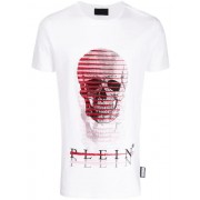 Philipp Plein Skull Print T-shirt Men 01 White Clothing T-shirts 100% Quality Guarantee