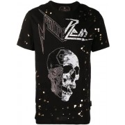 Philipp Plein Rhinestone-embellished Skull T-shirt Men 02 Black Clothing T-shirts | wide varieties