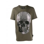 Philipp Plein Platinum Skull T-shirt Men 65 Military Clothing T-shirts Unique