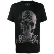 Philipp Plein Platinum Cut Skull T-shirt Men 02 Black Clothing T-shirts Top Designer Collections