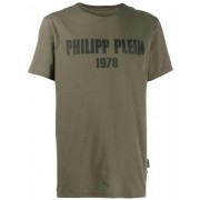 Philipp Plein Logo T-shirt Men 65 Military Clothing T-shirts Official Usa Stockists