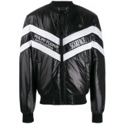 Philipp Plein Bomber Scarface Jacket Men 02 Black Clothing Jackets Outlet Store