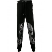 Philipp Plein Skull Track Pants Men 02 Black Clothing Outlet For Sale