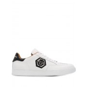 Philipp Plein Lo-top Luxury Sneakers Men 0102 White / Black Shoes Low-tops Official Authorized Store