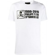 Philipp Plein 20th Anniversary T-shirt Men 01 White Clothing T-shirts Lowest Price Online