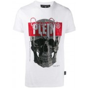 Philipp Plein T-shirt Platinum Cut Skull Men 01 White Clothing T-shirts Latest Fashion-trends
