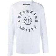 Philipp Plein Logo Print T-shirt Men 01 White Clothing T-shirts Largest Collection