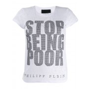 Philipp Plein Ss Crystal T-shirt Women 01 White Clothing T-shirts & Jerseys Colorful And Fashion-forward