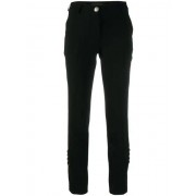 Philipp Plein Low Rise Cropped Trousers Women 02 Black Clothing Cheap