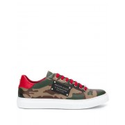 Philipp Plein Camouflage Print Trainers Men Green Shoes Low-tops Cheapest Online Price