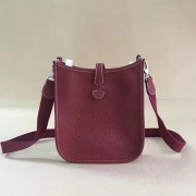 Hermes Mini Evelyne TPM Bag Burgundy