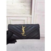 YSL black wallet