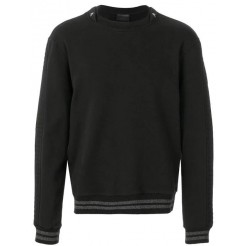 Philipp Plein Regular Fitted Sweatshirt Men Black Clothing Sweatshirts 100% Quality Guarantee