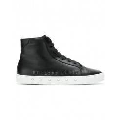 Philipp Plein Hi-top Sneakers Men 0291 Black/nickel Shoes Hi-tops Attractive Design
