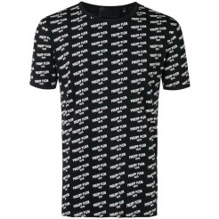 Philipp Plein Logo Print Crewneck T-shirt Men 0201 Black&white Clothing T-shirts Entire Collection