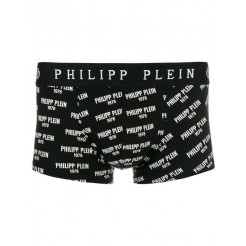 Philipp Plein Logo Print Boxer Shorts Men 02101 Black&white Clothing Briefs & Boxers Officially Authorized