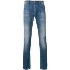 Philipp Plein Dirty Denim Jeans Men 07ai Arina Clothing Regular & Straight-leg Store
