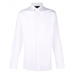 Philipp Plein Plain Shirt Men 01 White Clothing Shirts Popular Stores