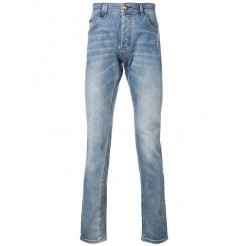 Philipp Plein Slim Faded Jeans Men 07so Sofisticated Clothing Slim-fit Collection