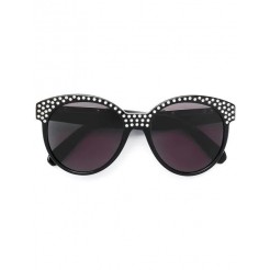 Philipp Plein Crystal Embellished Sunglasses Women Cczk Black/black/norm/nk Accessories
