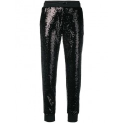 Philipp Plein Sequinned Jogging Bottoms Women 02 Black Clothing Track Pants Reliable Supplier