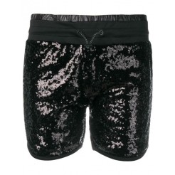 Philipp Plein Sequined Shorts Women 02 Black Clothing Short Factory Wholesale Prices