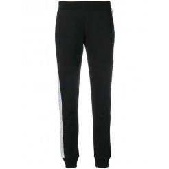 Philipp Plein Contrast Panel Jogging Bottoms Women 0270 Black/silver Clothing Track Pants