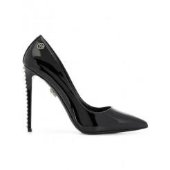 Philipp Plein Rockstud High-heel Pumps Women 02 Black Shoes Official Supplier