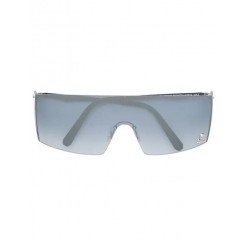 Philipp Plein Gradient Lens Square Frame Sunglasses Women Kkxa Nickel/nickel/mirror/no Glv Accessories
