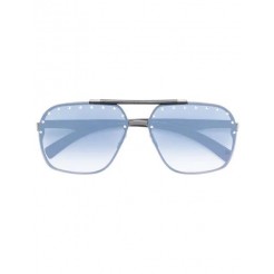 Philipp Plein Studded Aviator Sunglasses Men Jkxa Bl Nk/nk/mirror/no Glv Accessories Designer Fashion