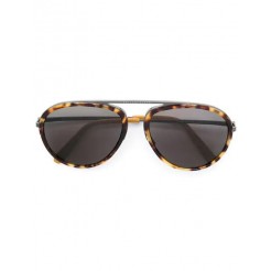 Philipp Plein Tortoiseshell-effect Aviator Sunglasses Women Jdza Bk Nk/grey/normal/no Glv Accessories