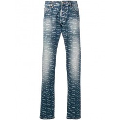 Philipp Plein Logo Print Straight Leg Jeans Men 14dy My Destiny Clothing Regular & Straight-leg Various Styles