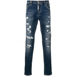 Philipp Plein Distressed Skinny Jeans Men 14kb Brooklyn Clothing Uk Official Online Shop
