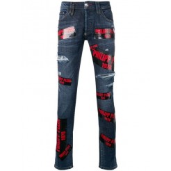 Philipp Plein Super Skinny Jeans Men 14fk Fake Love Clothing Ever-popular
