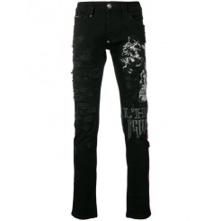 Philipp Plein Skull Slim Fit Jeans Men 02co Coordinate Clothing Slim-fit The Most Fashion Designs