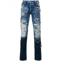 Philipp Plein Late Night Drive Jeans Men 08ld Clothing Regular Straight-leg Unique Design
