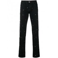 Philipp Plein Star Studded Jeans Men 02co Coordinate Clothing Slim-fit Authorized Site